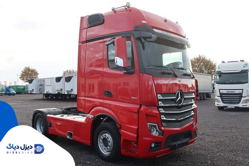 بررسی برد موتور کشنده Actros 1845 Mercedes Benz